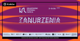 Zdjęcie: Kraków: 5. edycja Krakowskiego Festiwalu Tańca pod hasłem „Zanurzenia”