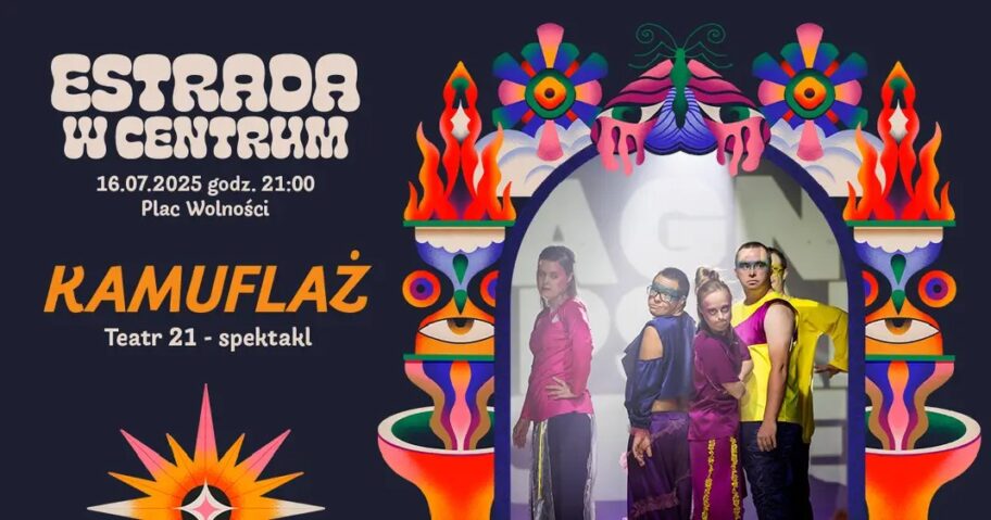 Zdjęcie: Poznań: Centrum Sztuki Włączającej / Teatr 21 „Kamuflaż” – reż. Justyna Wielgus