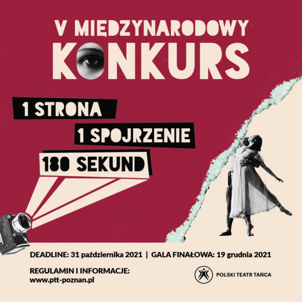 Zdjęcie: Polski Teatr Tańca: Deadline konkursu „1 strona – 1 spojrzenie – 180 sekund”