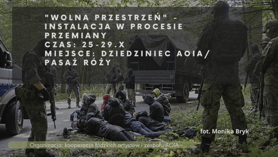 Zdjęcie: Łódź: „WOLNA PRZESTRZEŃ” – akcja dedykowana uchodźcom