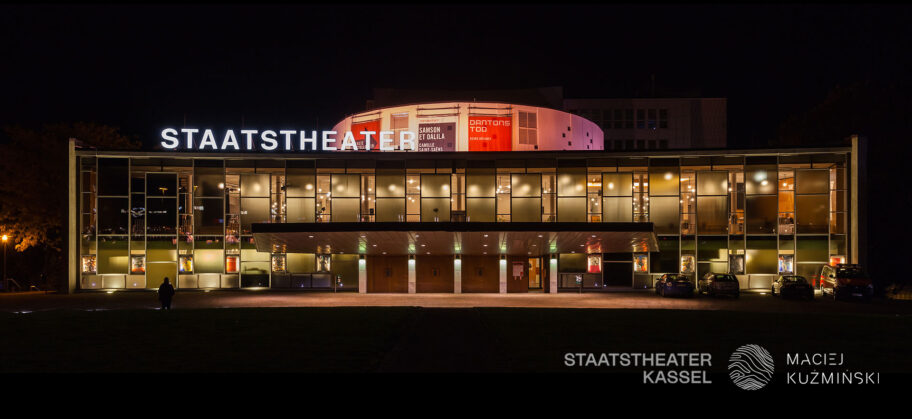 Zdjęcie: Maciej Kuźmiński is working on his new piece at the Staatstheater Kassel