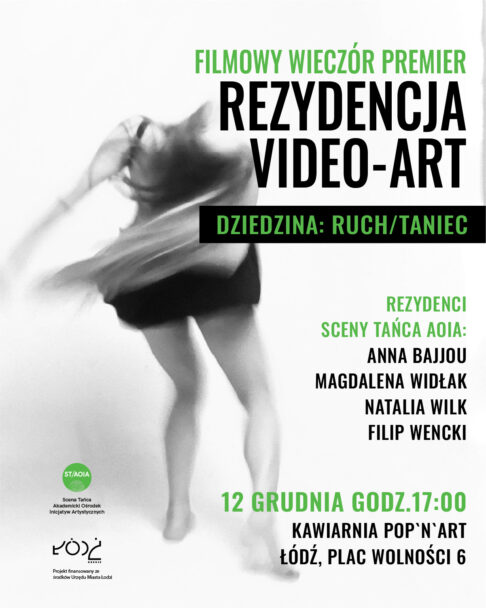 Zdjęcie: Łódź: Rezydencja „Video Art – Ruch/Taniec” – filmowy wieczór premier „Short Moves”