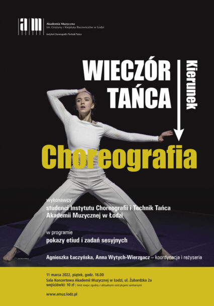 Zdjęcie: Łódź: Akademia Muzyczna w Łodzi „Kierunek –> Choreografia”