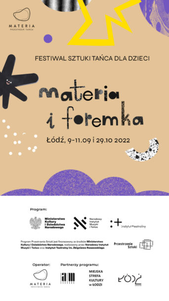 Zdjęcie: Łódź: Festiwal Sztuki i Tańca dla Dzieci „MATERIA I FOREMKA”