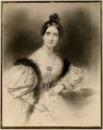 Carlotta Grisi (1819–1899), 1834, kolekcja MusÈe Carnavalet w Paryżu. Litografia: Joseph-Mathias Negelen. Fot. Fine Art Images/Heritage Images via Getty Images