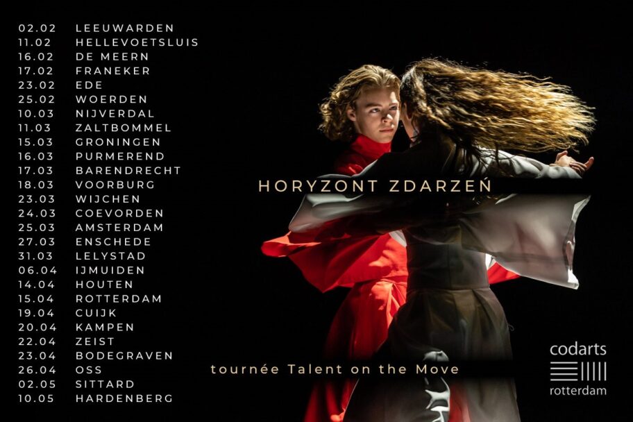 Zdjęcie: Holenderskie tournée spektaklu „horyzont zdarzeń” w wykonaniu Maciej Kuźmiński Choreography