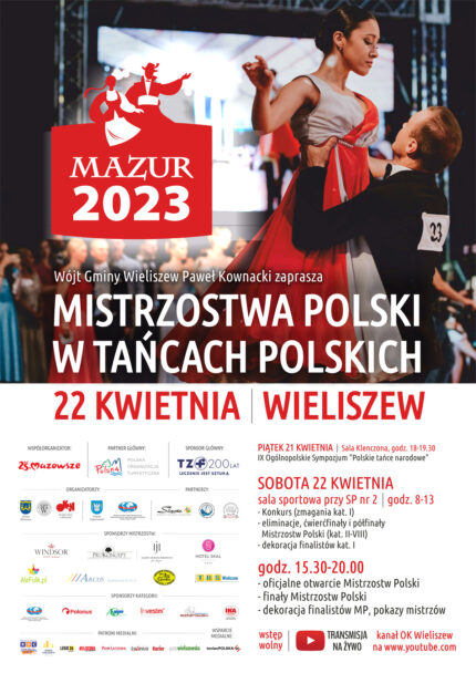 Zdjęcie: Wieliszew: 22. Mistrzostwa Polski w Tańcach Polskich „Mazur 2023”