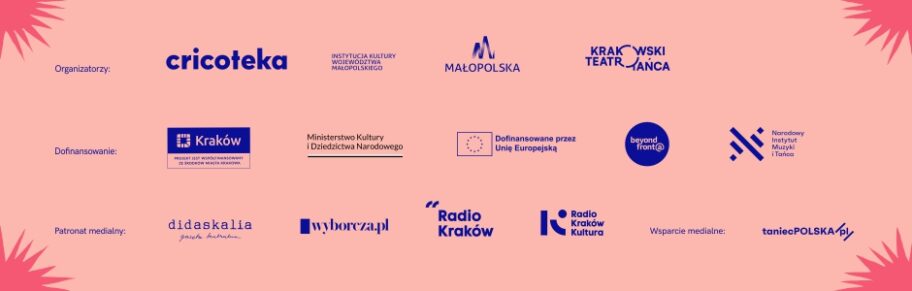 Kraków: „Rollercoaster” 2024 – „Przestrzeń”. Plansza logotypowa