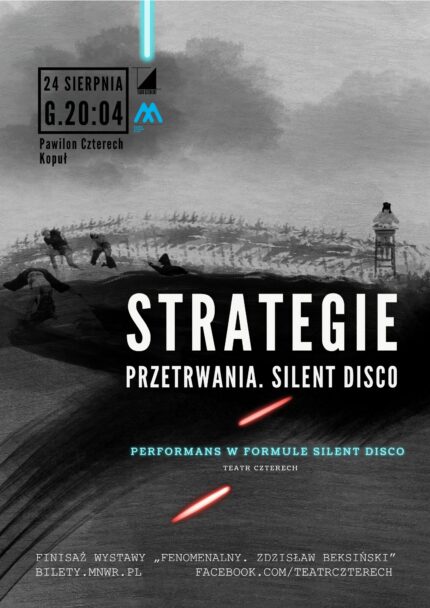 Zdjęcie: Wrocław / Pawilon Czterech Kopuł Muzeum Sztuki Współczesnej: Teatr Czterech „Strategie przetrwania. Silent disco”