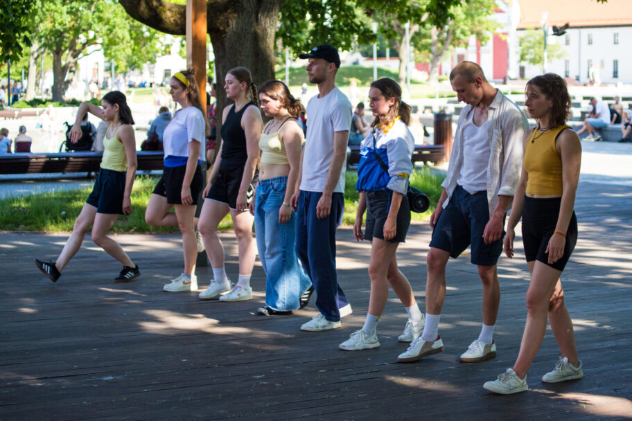 Zdjęcie: Lublin: Krajowe Centrum Choreograficzne – projekt site-specific „Gdy Miasto Tańczy”