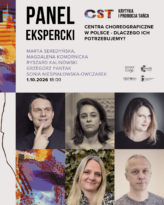 Zdjęcie: Warszawa: Mazowiecki Instytut Kultury CST Panel ekspercki „Centra choreograficzne w Polsce – dlaczego ich potrzebujemy?”