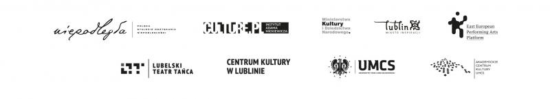 „Taniec i awangarda w Europie Środkowo-Wschodniej. Terytoria – źródła – biografie” – międzynarodowa konferencja naukowa - belka logotypów (oryginał)