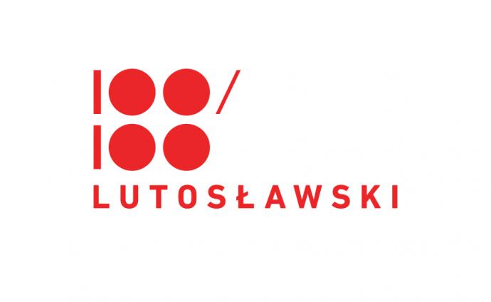 Logo Rok Lutosławskiego, wersja biało-czerwona (miniaturka)