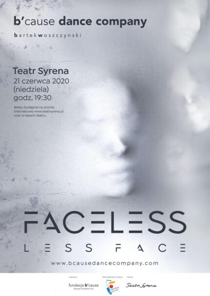 Zdjęcie: B’cause Dance Company zaprasza na pierwszy spektakl w tym roku – „Faceless | Less Face”