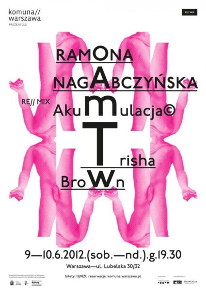Zdjęcie: Re//mix-y 2012 w komunie//warszawa: już jutro premiera Ramony Nagabczyńskiej