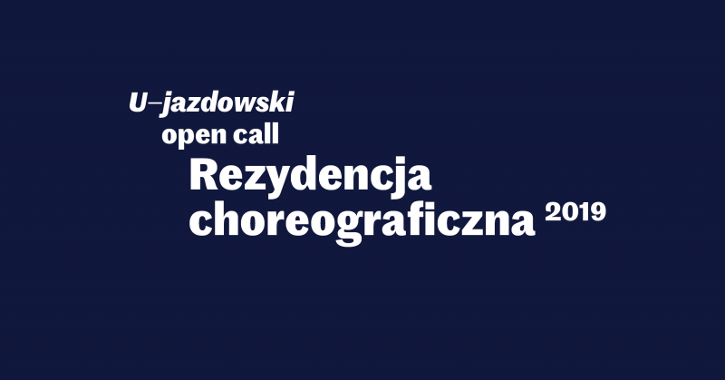 Zdjęcie: Open call: Rezydencja choreograficzna w Centrum Sztuki Współczesnej Zamek Ujazdowski w 2019 roku