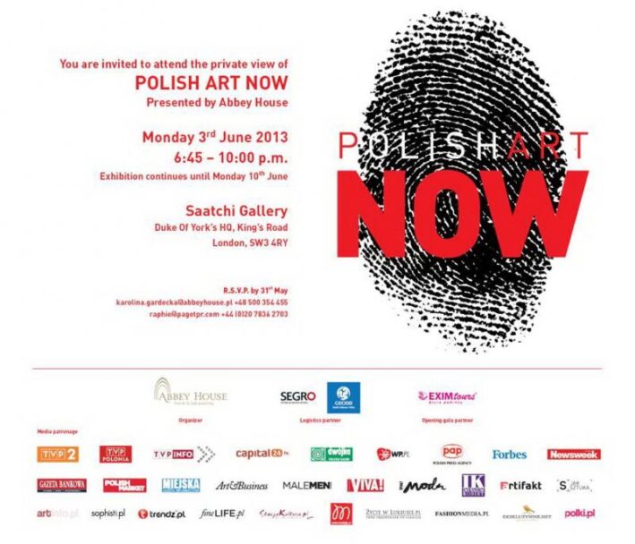 Zdjęcie: Londyn: Performans z udziałem Izy Szostak i Kuby Słomkowskiego na otwarcie wystawy „The Polish Art Now”