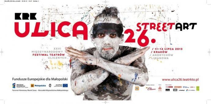 Zdjęcie: Kraków: Ulica 26 Street Art The 26th International Festival of Street Theatres Coming Up Soon