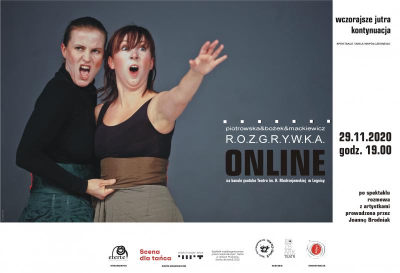 Zdjęcie: Scena dla tańca 2020: „R.O.Z.G.R.Y.W.K.A” – premiera online i dyskusja po spektaklu