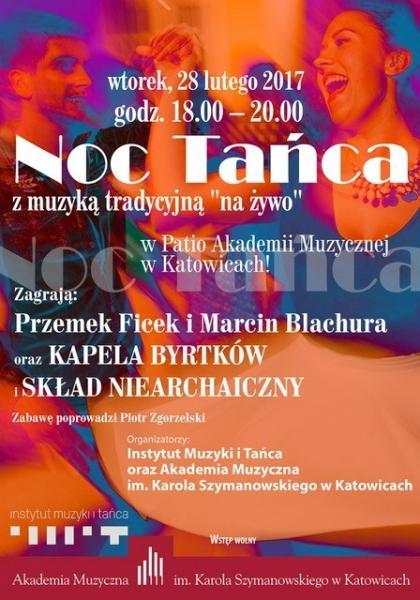 Zdjęcie: Katowice: Noc Tańca z muzyką tradycyjną w Akademii!