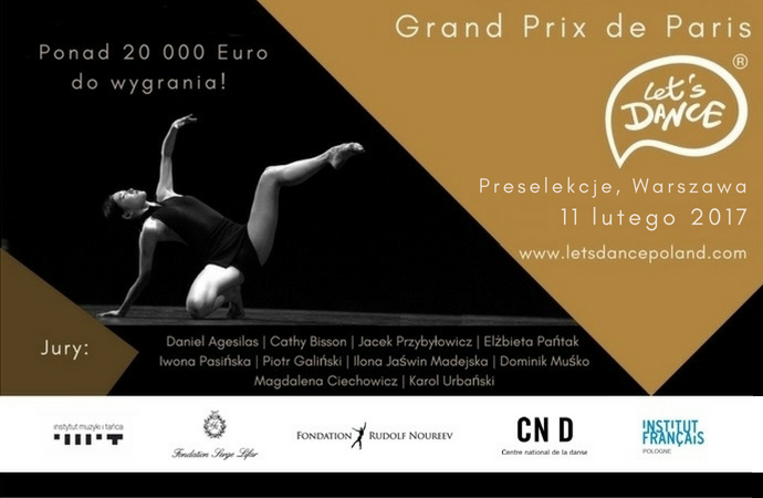 Zdjęcie: Grand Prix de Paris „Let’sDANCE®” – międzynarodowy konkurs dla tancerzy: polskie preselekcje