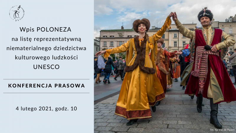 Zdjęcie: Jutro konferencja prasowa dotycząca wpisania poloneza na światową listę dziedzictwa UNESCO