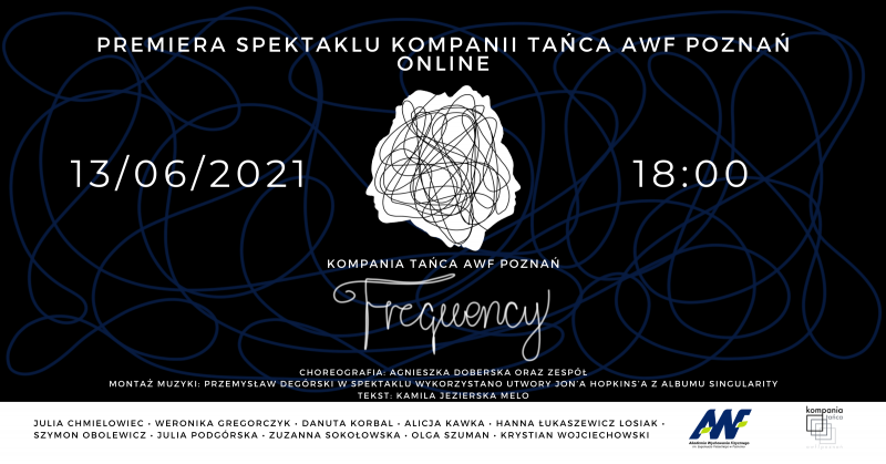 Zdjęcie: Kompania Tańca AWF Poznań: Premiera „Frequency” online 13 czerwca