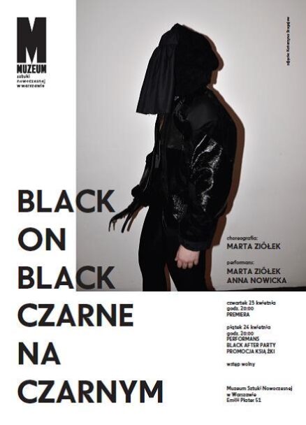 Zdjęcie: Warszawa: Marta Ziółek „Czarne na czarnym/Black on Black” – wkrótce polska premiera performansu
