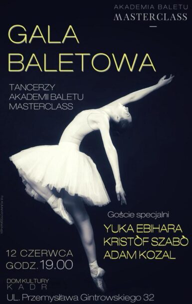Zdjęcie: Warszawa:  We wtorek Gala Baletowa Akademii Baletu Masterclass