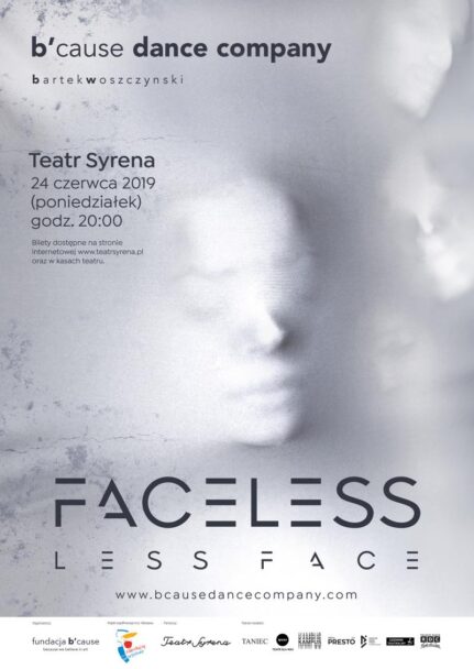Zdjęcie: Warszawa: Premiera spektaklu „Faceless | Less Face” B’cause Dance Company