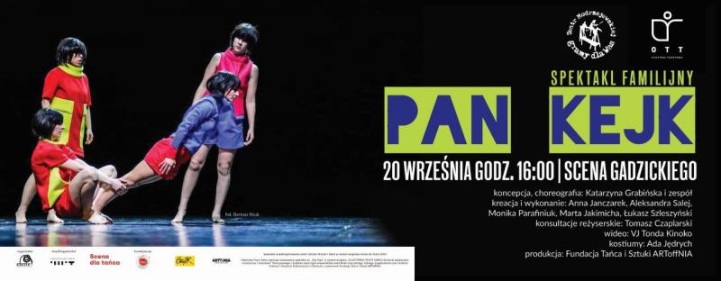 Zdjęcie: Scena dla tańca 2020: „Pan Kejk” Olsztyńskiego Teatru Tańca na scenie teatru w Legnicy