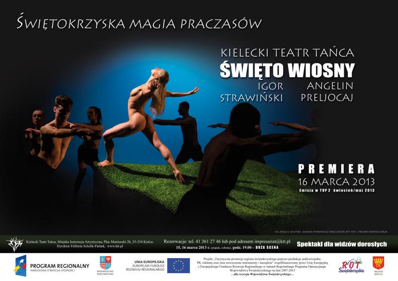 Zdjęcie: Kielce: Premiera „Święta wiosny” Angelina Preljocaja w Kieleckim Teatrze Tańca