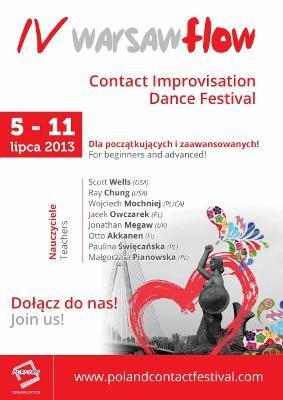 Zdjęcie: Warsaw: 4th Poland Contact Improvisation Festival Warsaw Flow 2013 Coming Up
