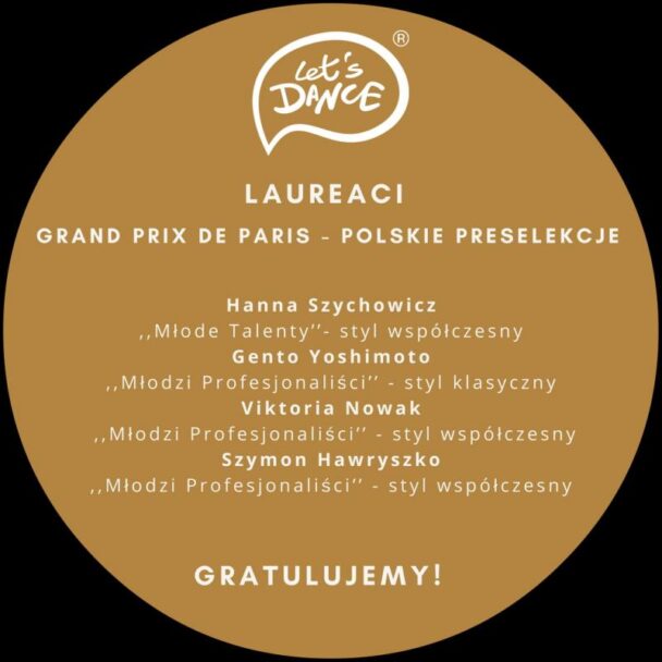 Zdjęcie: Grand Prix de Paris LetsDANCE  announcement of Polish pre-selections results