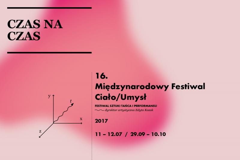 Zdjęcie: Warszawa: Czas na czas! – od piątku XVI Festiwal Ciało/Umysł