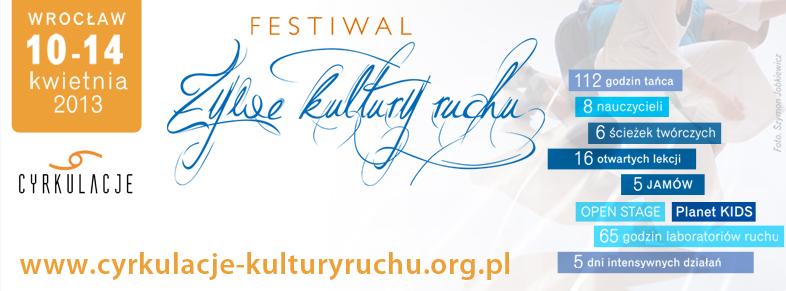 Zdjęcie: Wrocław: W kwietniu Festiwal Żywe Kultury Ruchu CYRKULACJE