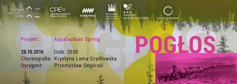 Zdjęcie: Poznań: Krystyna Lama Szydłowska, Przemysław Degórski „Pogłos” – finał projektu „Appalachian Spring”