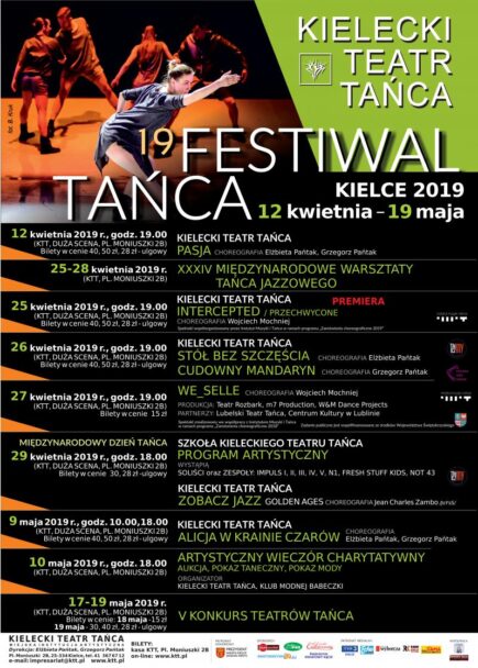 Zdjęcie: Kielecki Teatr Tańca: Ruszył 19 Festiwal Tańca Kielce 2019