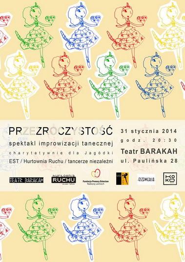 Zdjęcie: Kraków: EST, Hurtownia Ruchu i tancerze niezależni charytatywnie na początek cyklu „Obszar tańca w Teatrze BARAKAH”