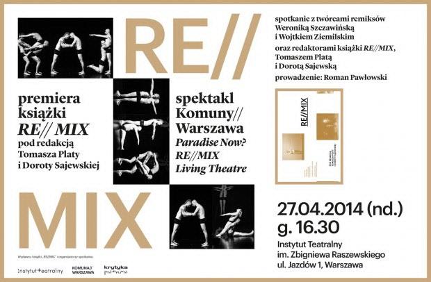 Zdjęcie: Premiera książki „RE//MIX” pod redakcją Tomasza Platy i Doroty Sajewskiej