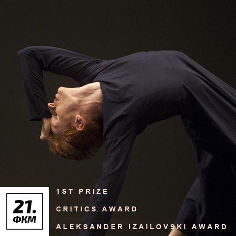 Zdjęcie: Dominique wins the 21st Festival of Choreographic Miniatures in Belgrade