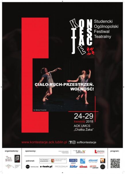 Zdjęcie: Lublin: Rozpoczyna się XIV Studencki Ogólnopolski Festiwal Teatralny „Kontestacje” – w programie taniec i performans
