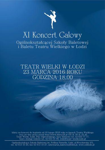 Zdjęcie: Łódź: XI Koncert Galowy Ogólnokształcącej Szkoły Baletowej i Baletu Teatru Wielkiego w Łodzi