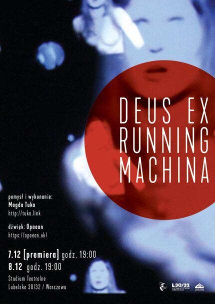 Zdjęcie: Warszawa: Premiera performansu „Deus ex running machina” Magdy Tuki