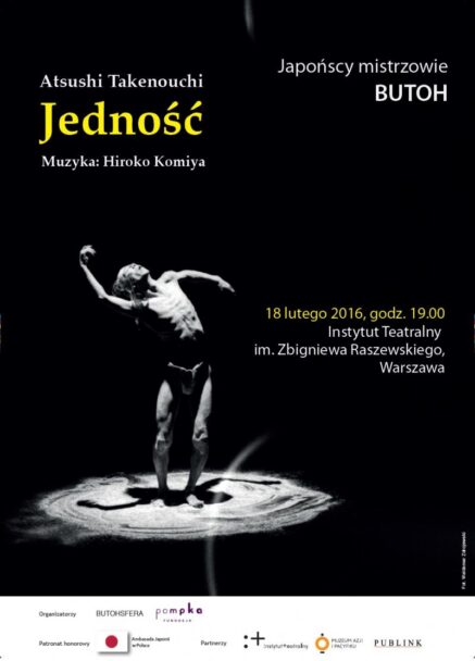 Zdjęcie: Warszawa:  Atsushi Takenouchi w cyklu „Japońscy mistrzowie butoh – prezentacje” – spektakl, wystawa i film