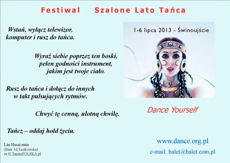 Zdjęcie: Świnoujście: Już w lipcu „Festiwal Szalone Lato Tańca – Dance Yourself”