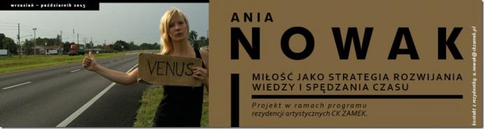 Zdjęcie: Poznań/CK Zamek: Ania Nowak „Miłość jako strategia rozwijania wiedzy i spędzania czasu” – rezydencja