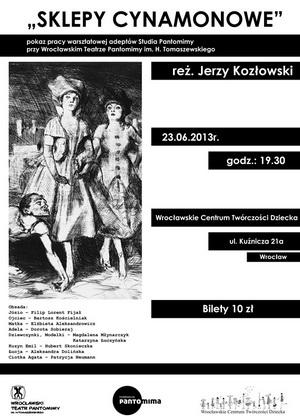 Zdjęcie: Wrocław: Studio Pantomimy „Sklepy cynamonowe” reż. Jerzy Kozłowski – pokaz pracy warsztatowej