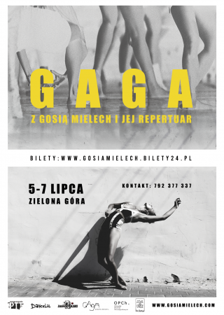 Zdjęcie: Zielona Góra: Gosia Mielech – warsztaty GaGa/people, GaGa/dancers, GoPiYoga, Repertuar