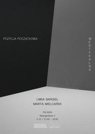 Zdjęcie: Warszawa: Marta Mielcarek, Liwia Bargieł „Pozycja początkowa wertykalna” – performans i instalacja